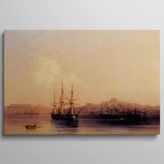 Vintage Harbor Decorative Painting