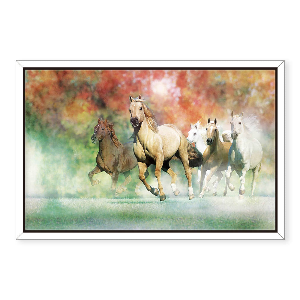 Running Herd of Horses: Home Decor Painting