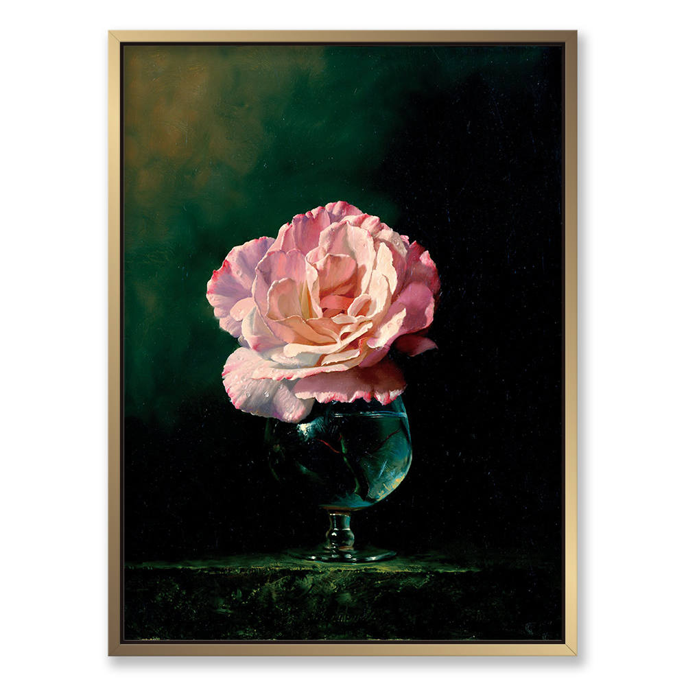 Sunlit Petal Dance: Home Decor Oil Painting