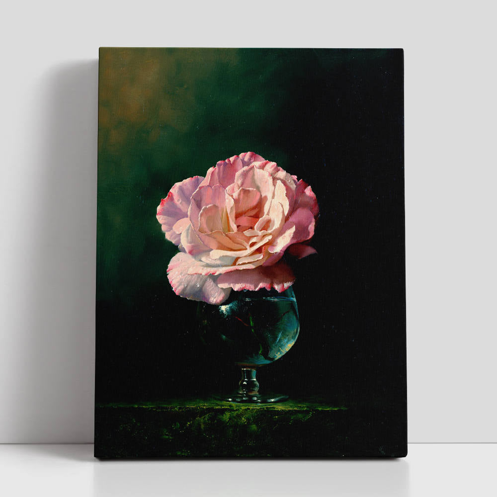 Sunlit Petal Dance: Home Decor Oil Painting
