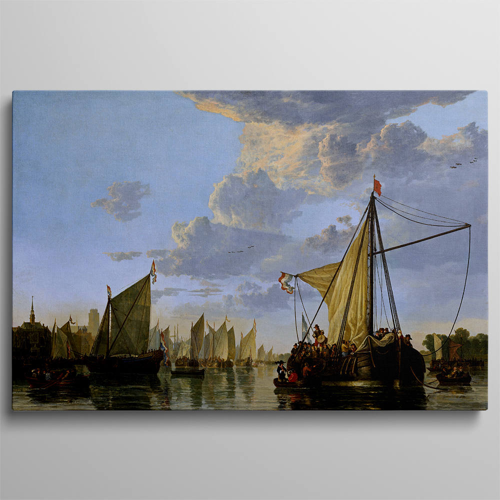 Journey Through Misty Waters Canvas