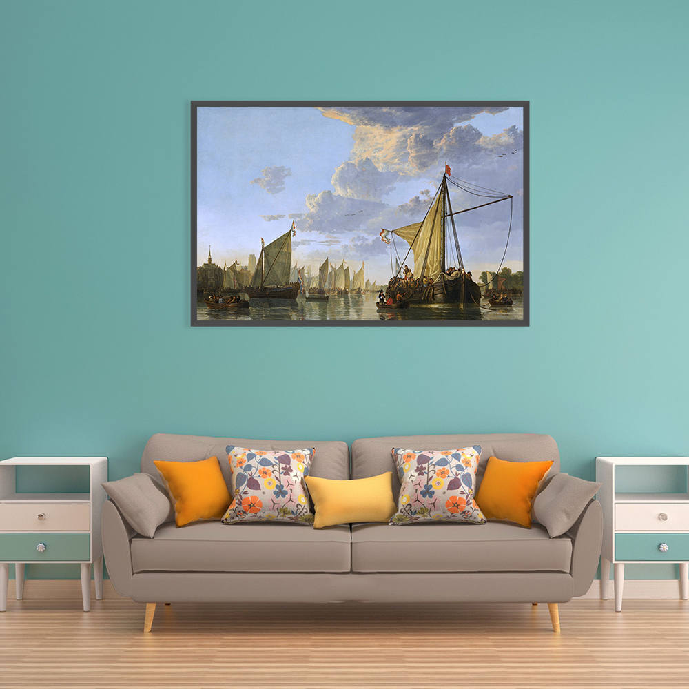 Journey Through Misty Waters Canvas