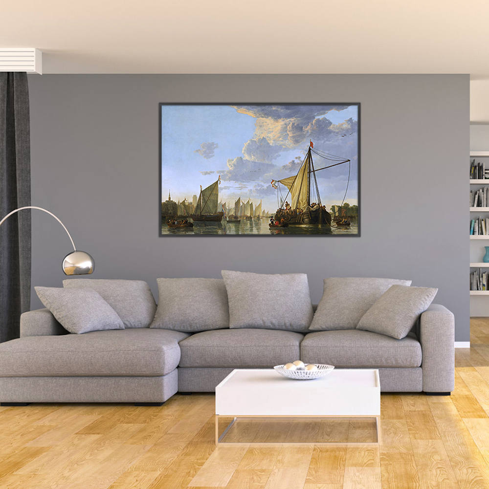 Journey Through Misty Waters Canvas