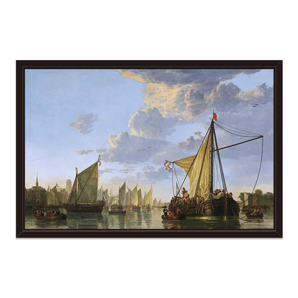 Journey Through Misty Waters Canvas