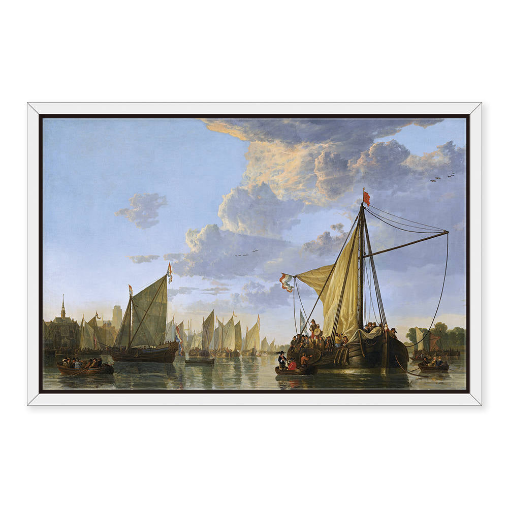 Journey Through Misty Waters Canvas