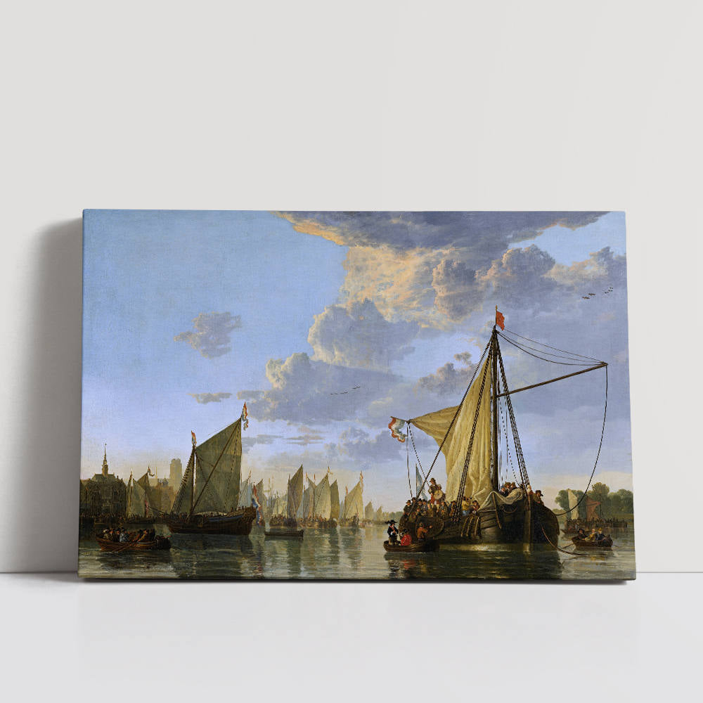 Journey Through Misty Waters Canvas