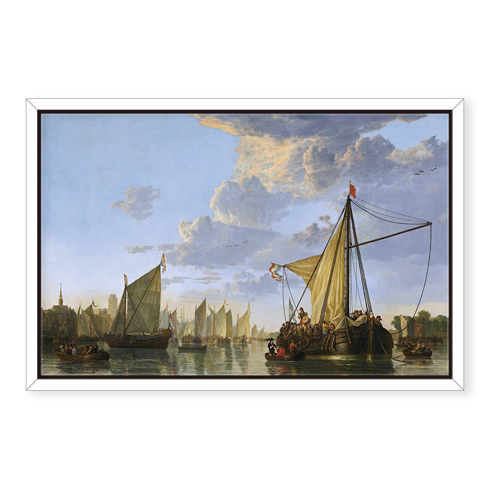 Journey Through Misty Waters Canvas