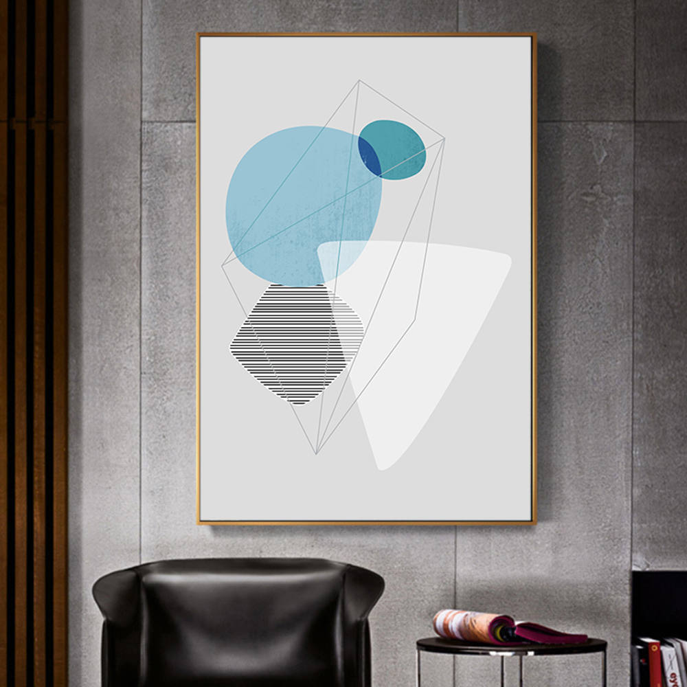 Simplicity in Geometric Harmony Canvas