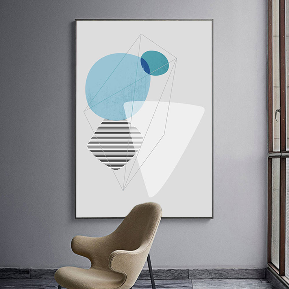 Simplicity in Geometric Harmony Canvas