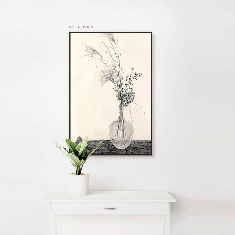 Minimalist Elegance: Seed Silhouettes Canvas