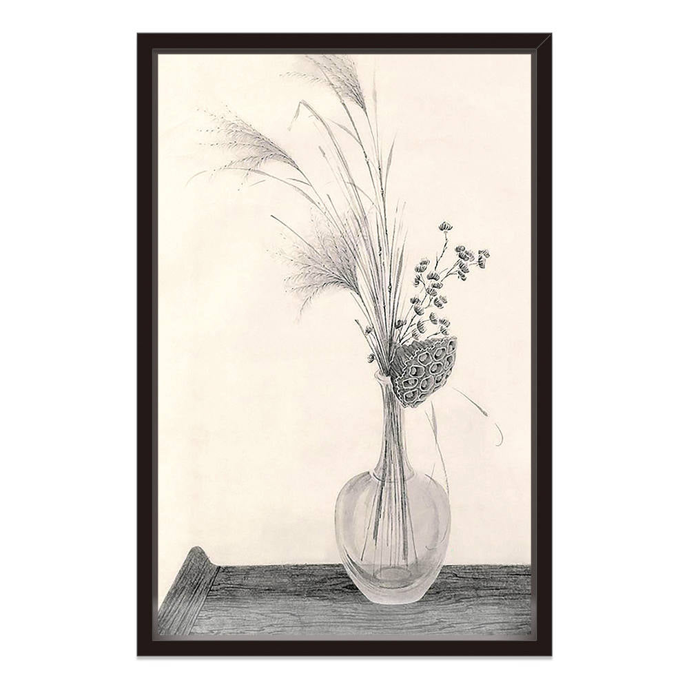 Minimalist Elegance: Seed Silhouettes Canvas