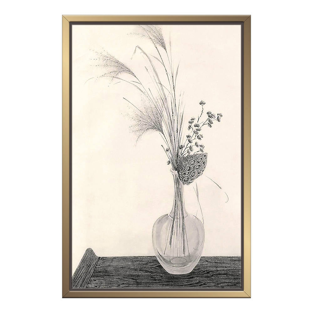 Minimalist Elegance: Seed Silhouettes Canvas