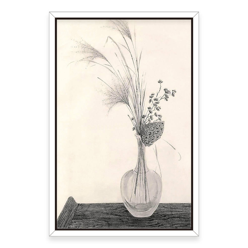 Minimalist Elegance: Seed Silhouettes Canvas