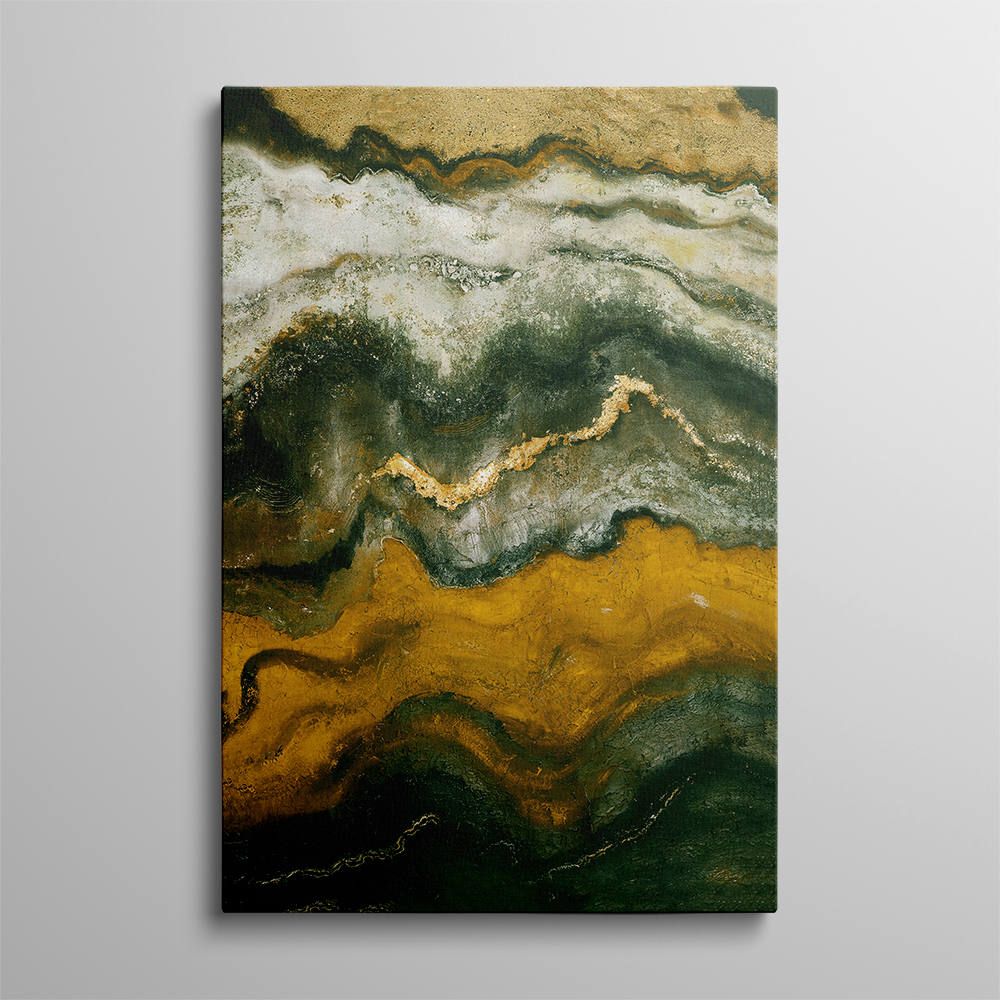 Chromatic Textures Abstract Canvas