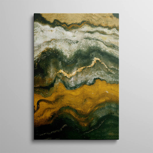 Chromatic Textures Abstract Canvas