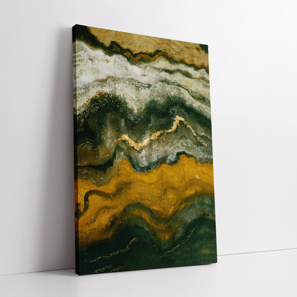 Chromatic Textures Abstract Canvas