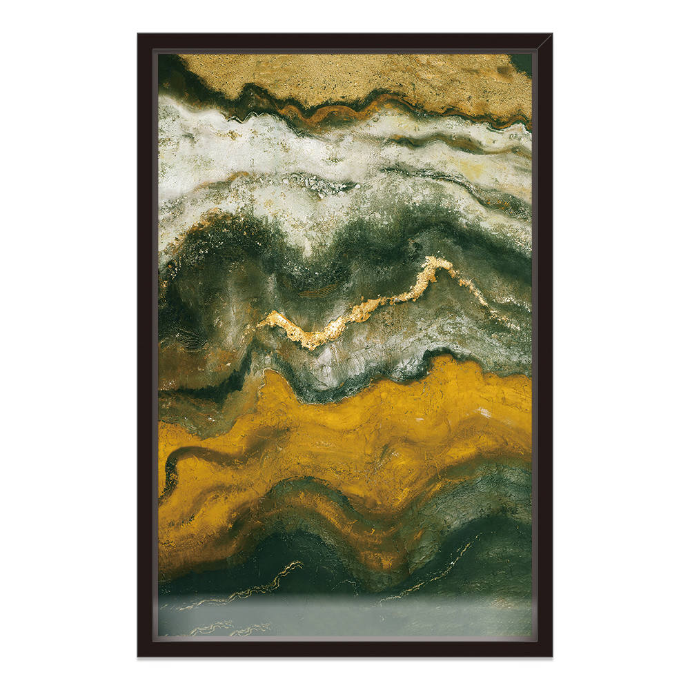 Chromatic Textures Abstract Canvas
