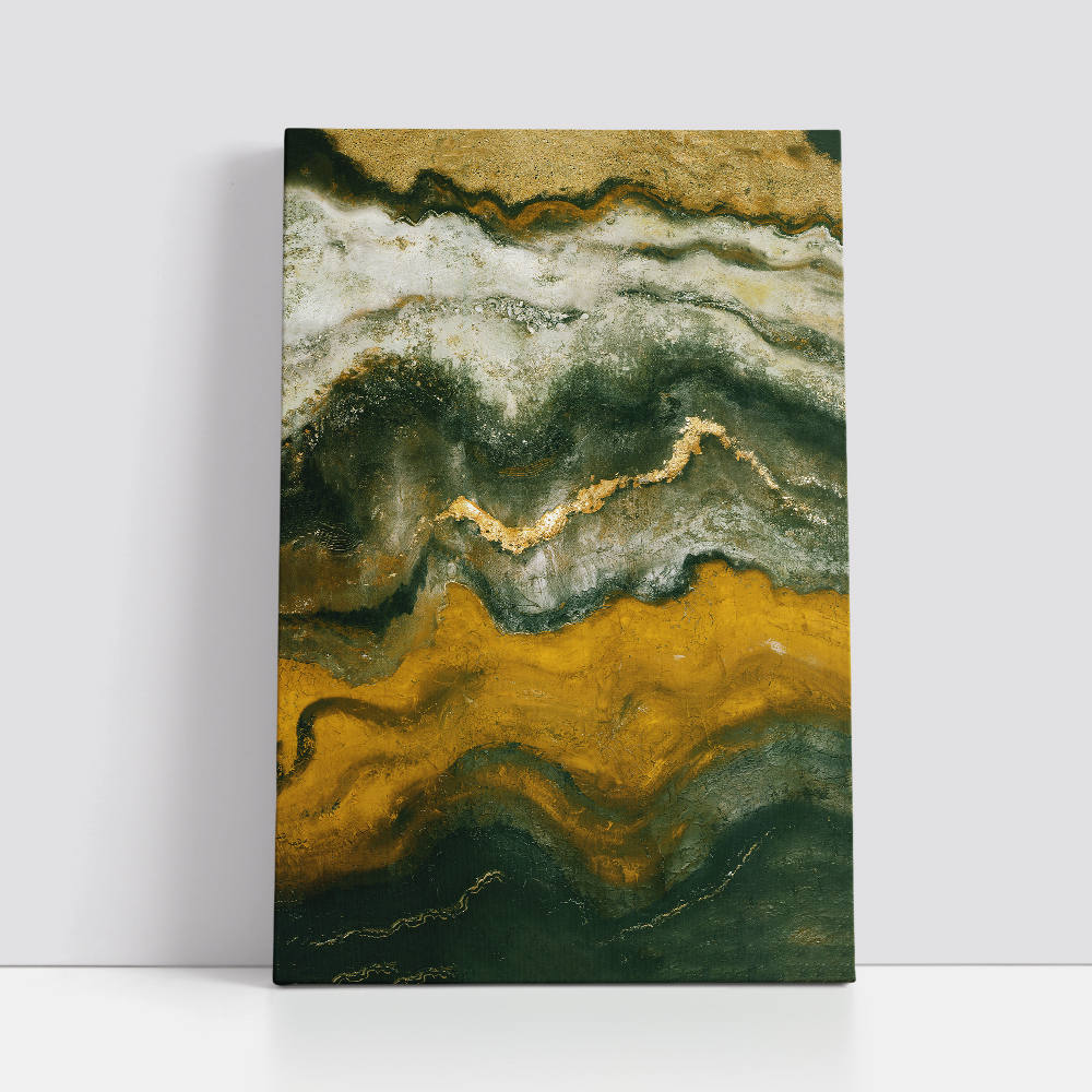 Chromatic Textures Abstract Canvas