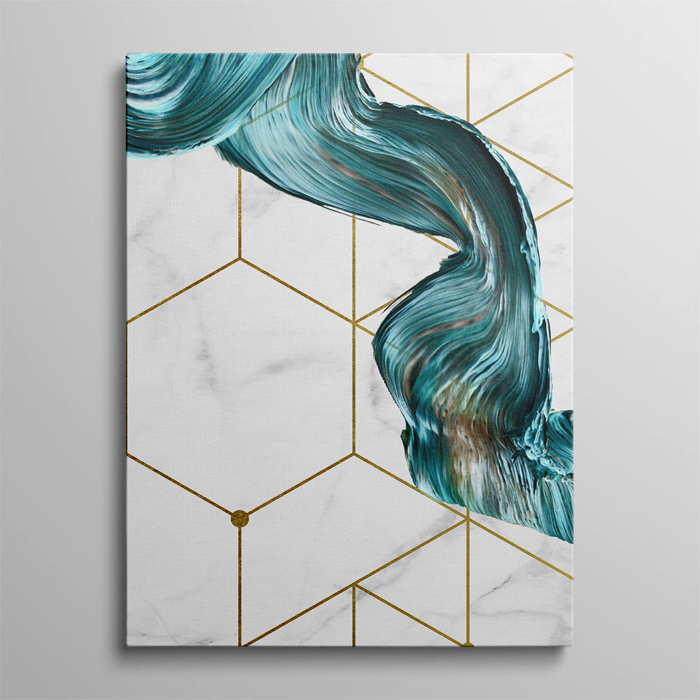 Geometric Pattern with a Splash Color