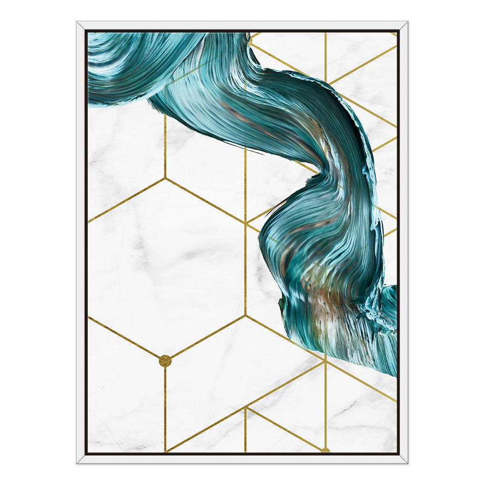 Geometric Pattern with a Splash Color