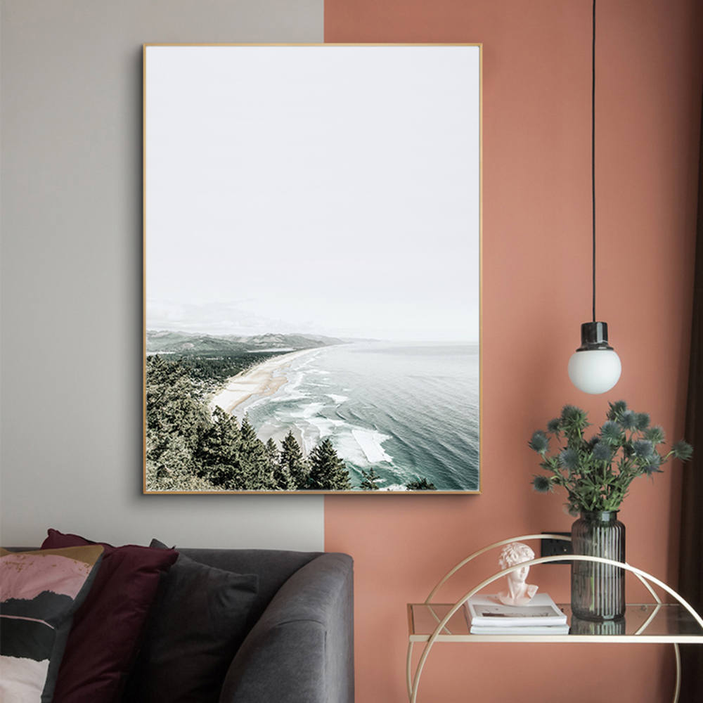 Ocean View from Above Canvas