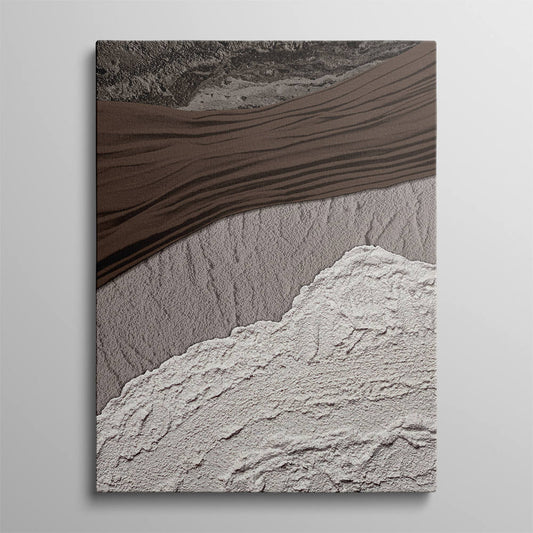 Waves of Pastel Color Oil Painting