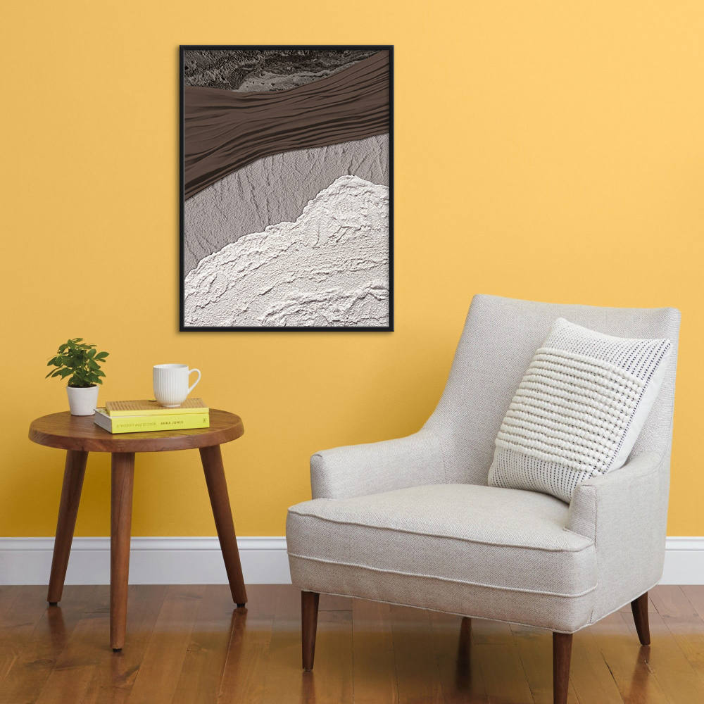 Waves of Pastel Color Oil Painting