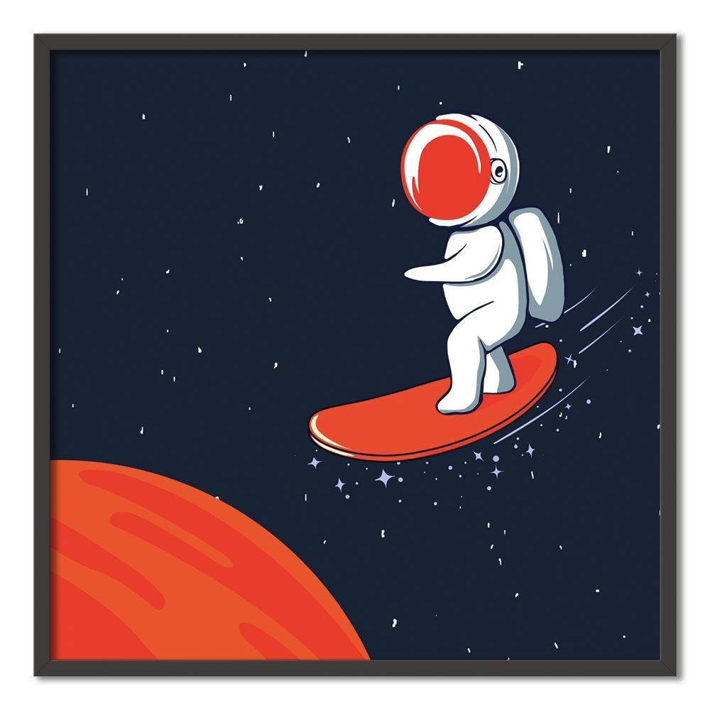 Skater Astronaut Child Room Prints