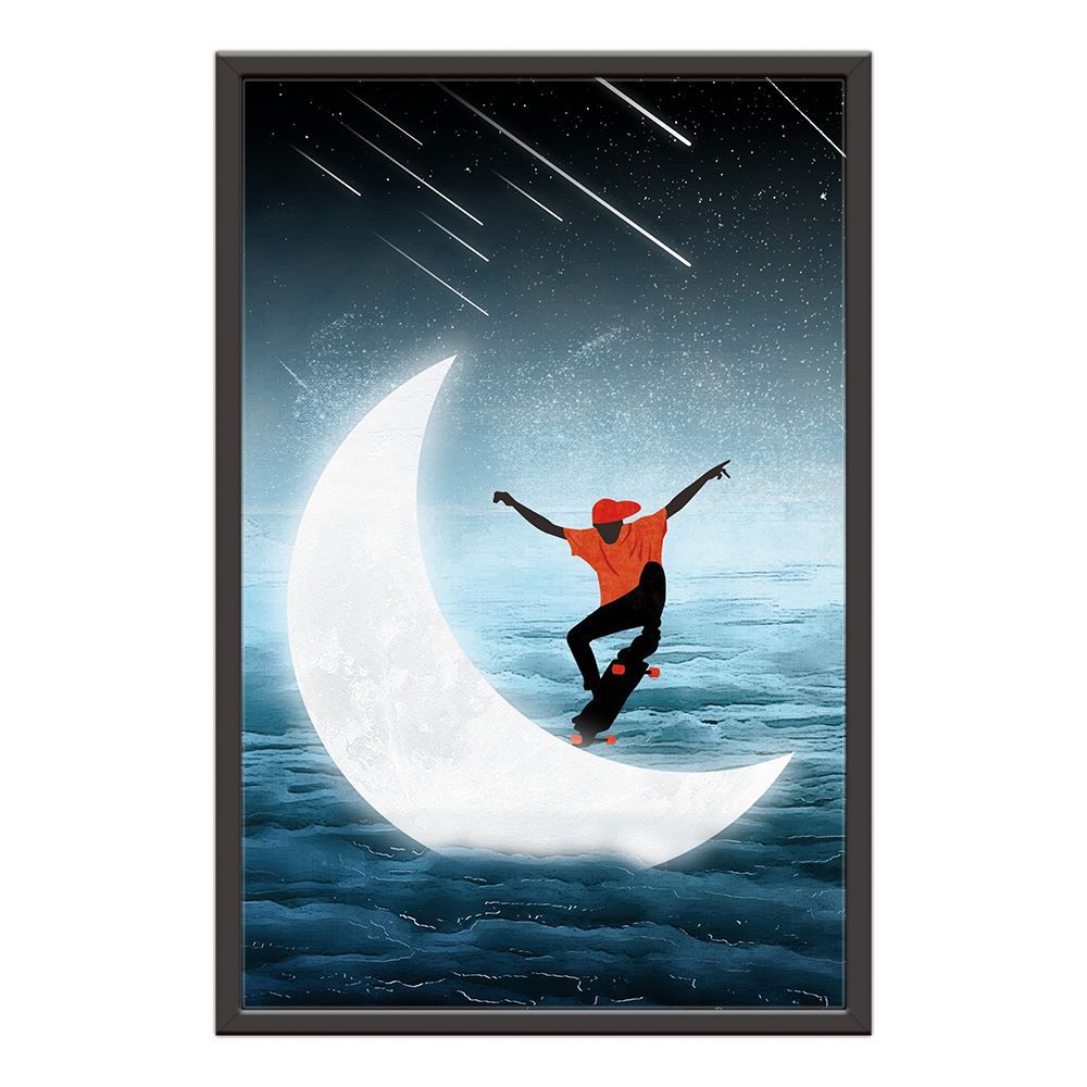 Meteor Shower Art Design Child Room Prints