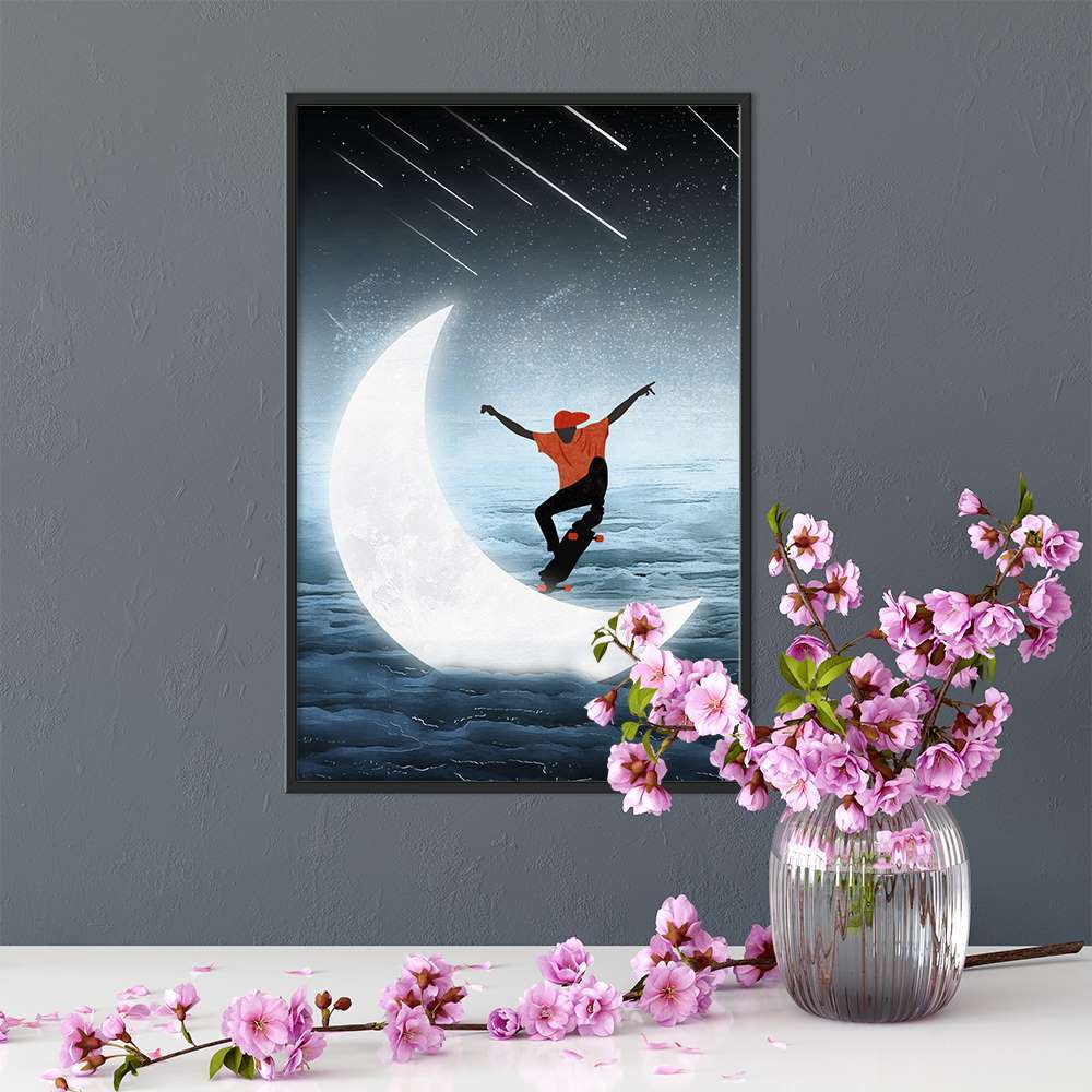 Meteor Shower Art Design Child Room Prints