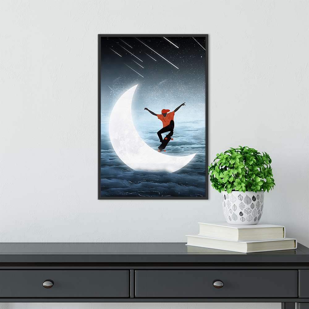 Meteor Shower Art Design Child Room Prints