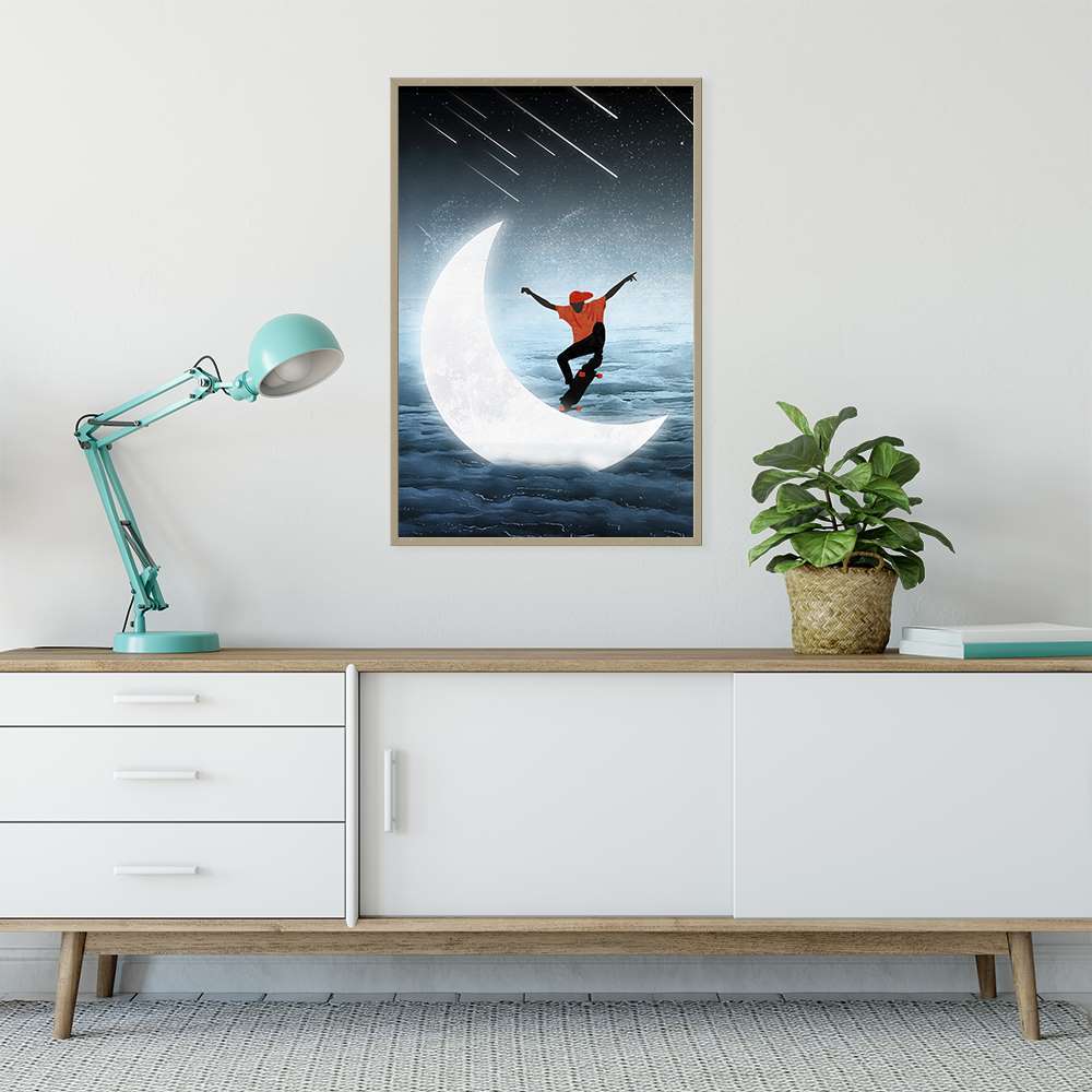 Meteor Shower Art Design Child Room Prints