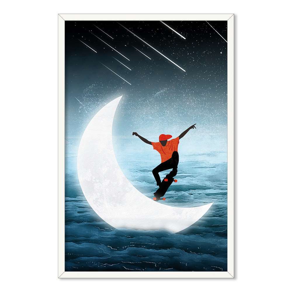Meteor Shower Art Design Child Room Prints