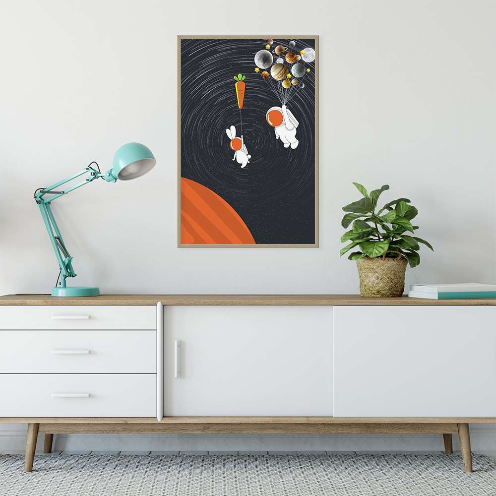 Galaxies and Astronauts Child Room Prints