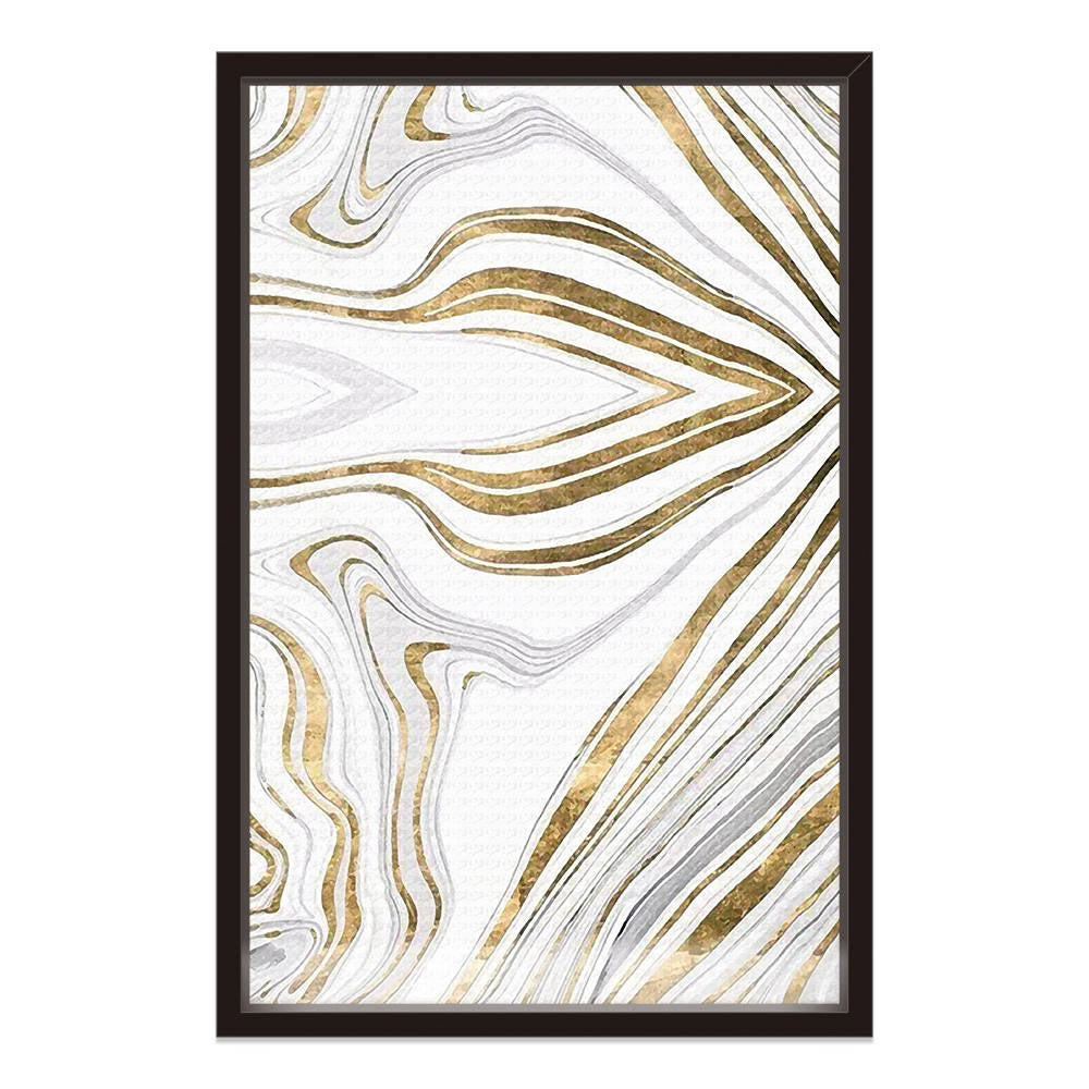 Abstract Marble Gold Canvas