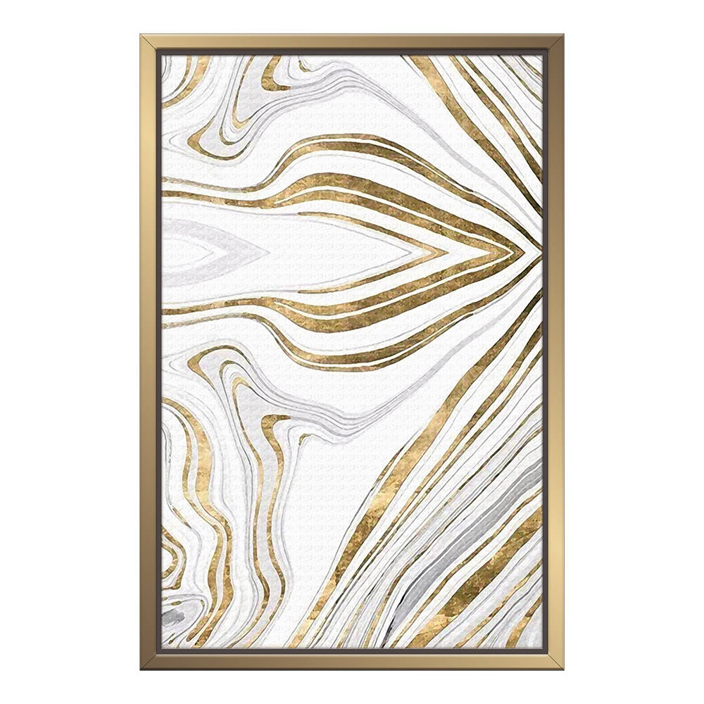 Abstract Marble Gold Canvas