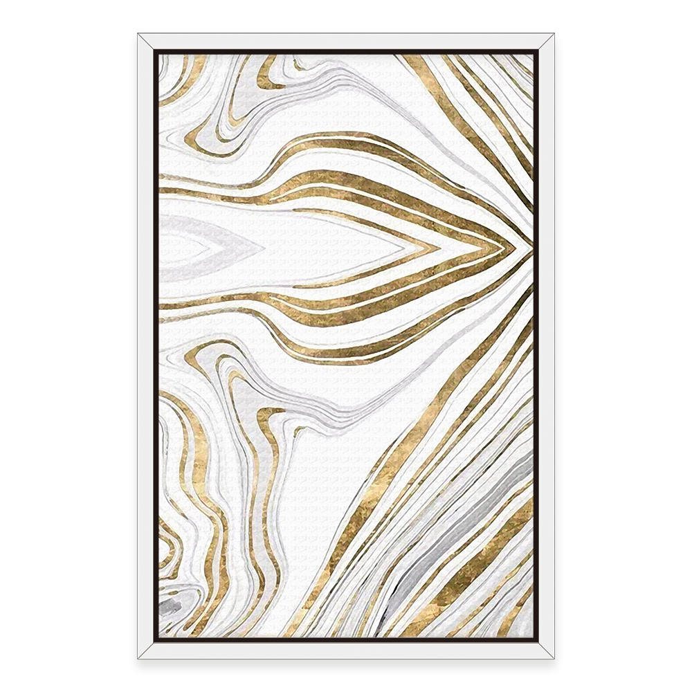Abstract Marble Gold Canvas