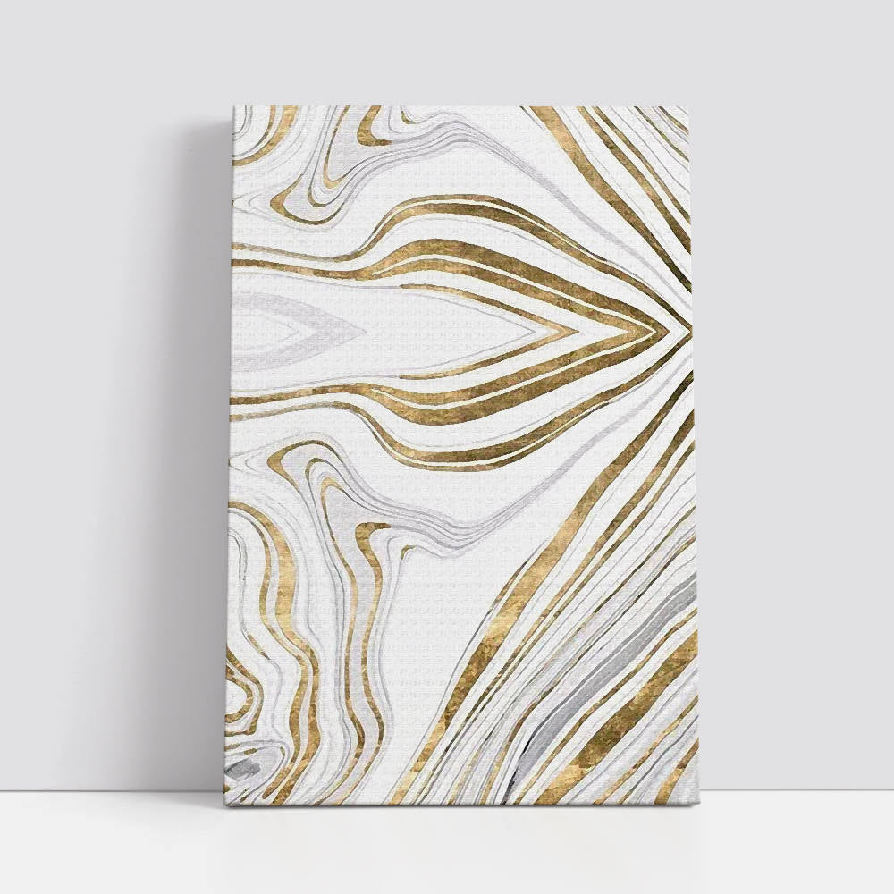 Abstract Marble Gold Canvas