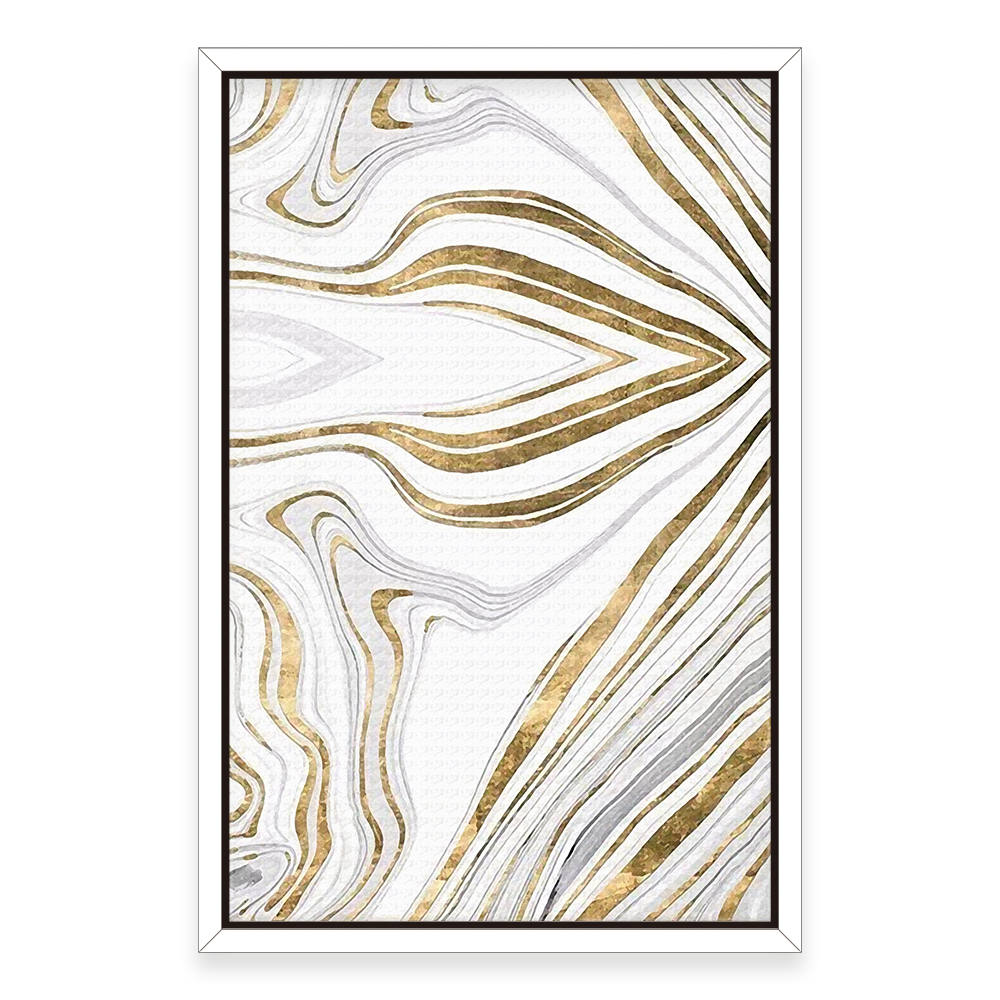 Abstract Marble Gold Canvas