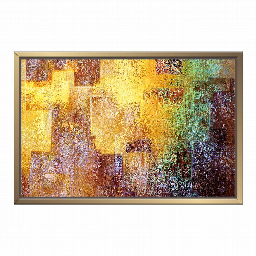 Honeyed Gold, Luminous Brushwork Canvas