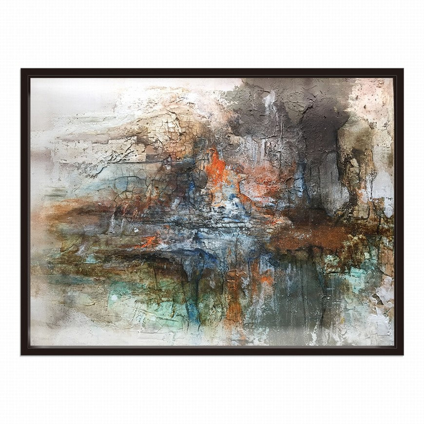 Sapphire City, Midnight Dreams Abstract Painting