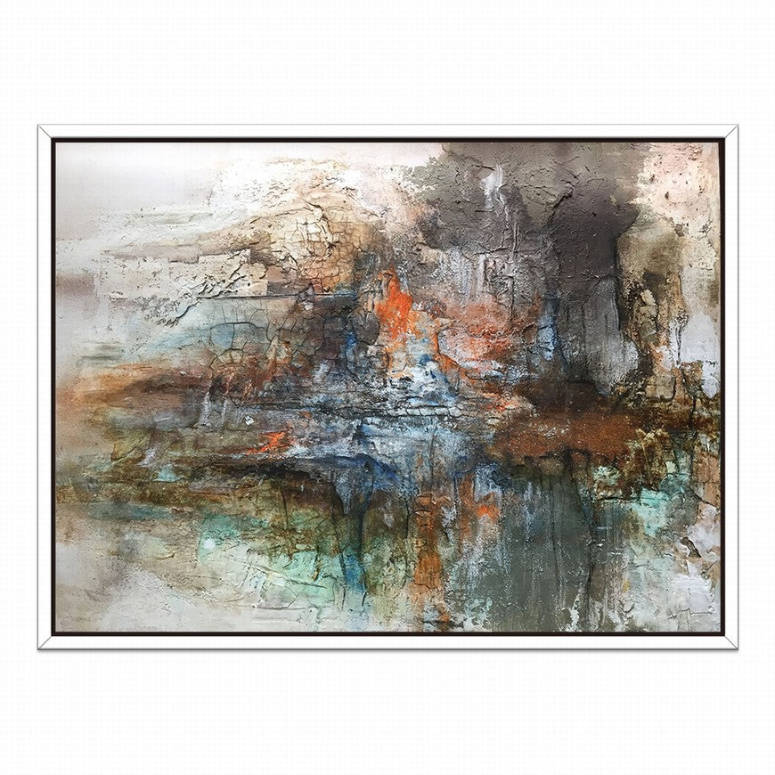 Sapphire City, Midnight Dreams Abstract Painting