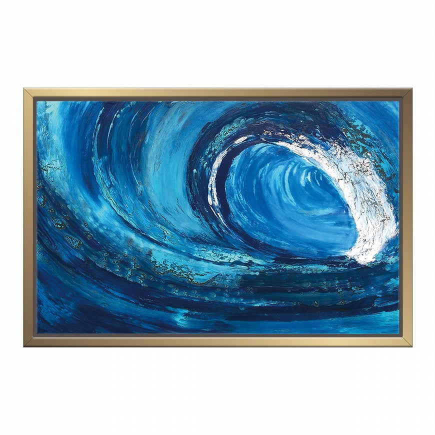 Spiraling Waves, Aquatic Ballet Canvas