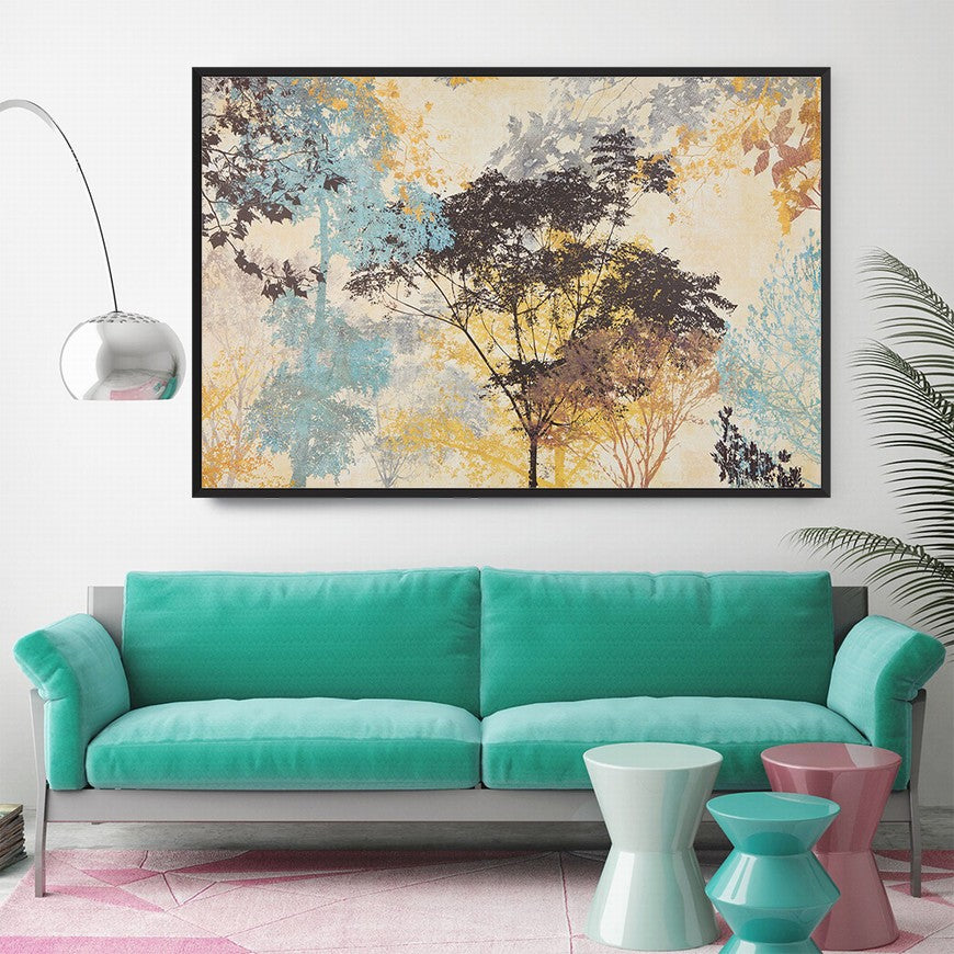 Taupe Forest, Tranquil Dreams Canvas