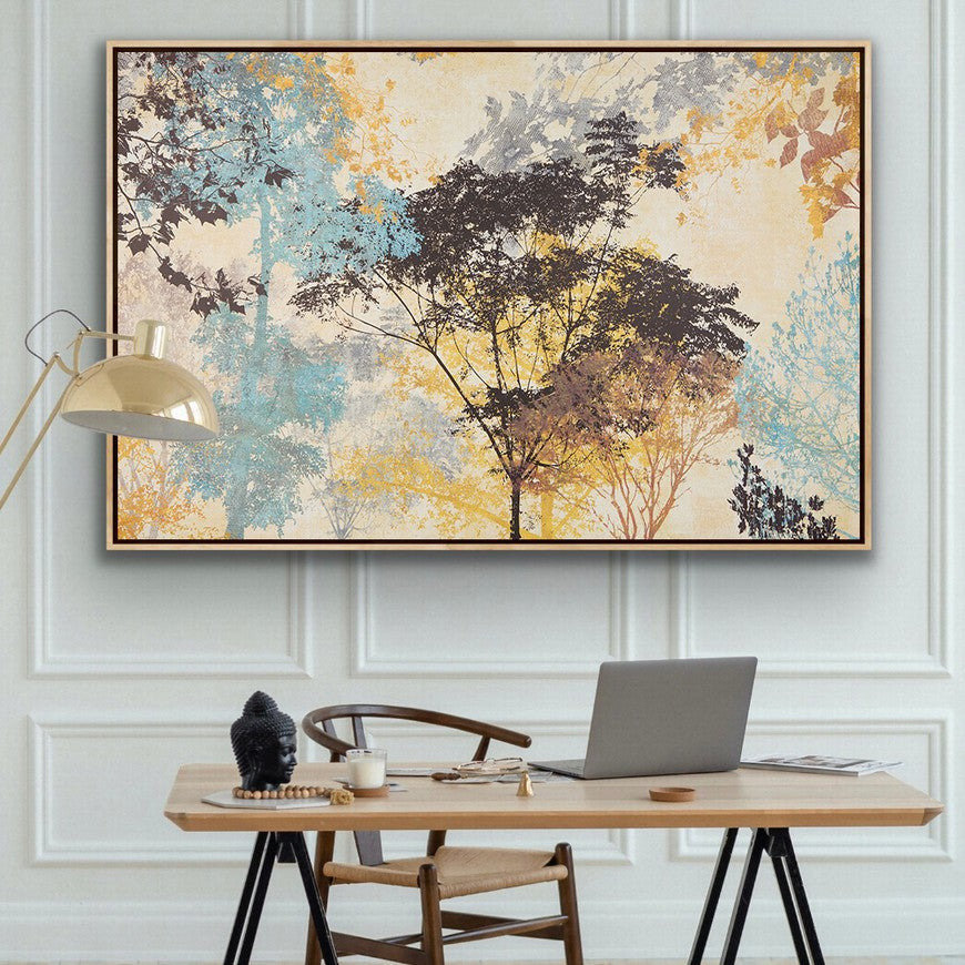 Taupe Forest, Tranquil Dreams Canvas