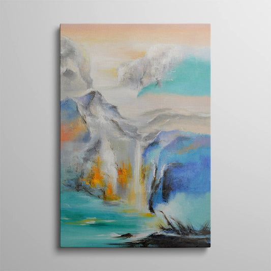 Shadows Dance on Stone Oil Painting