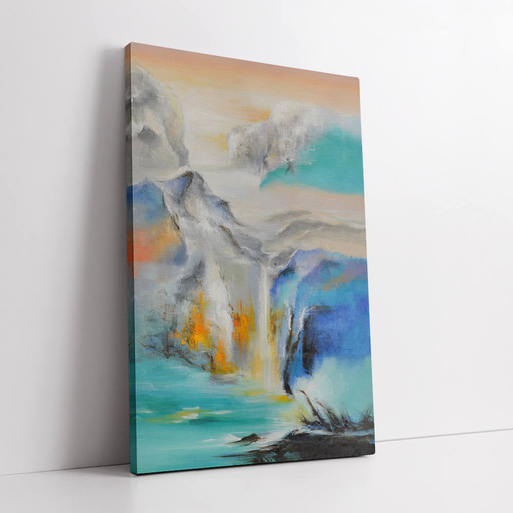 Shadows Dance on Stone Oil Painting