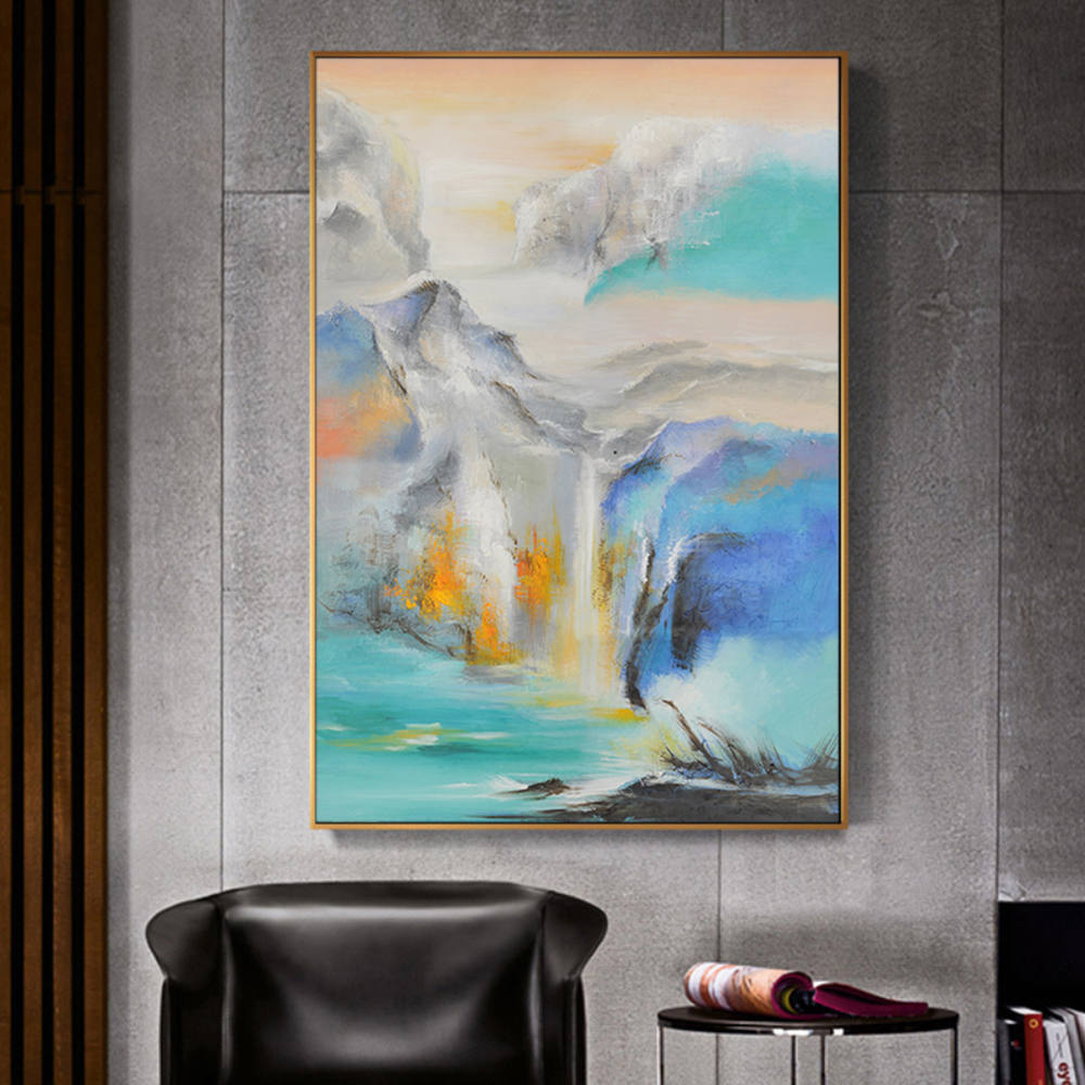 Chinese Style mountain canvas