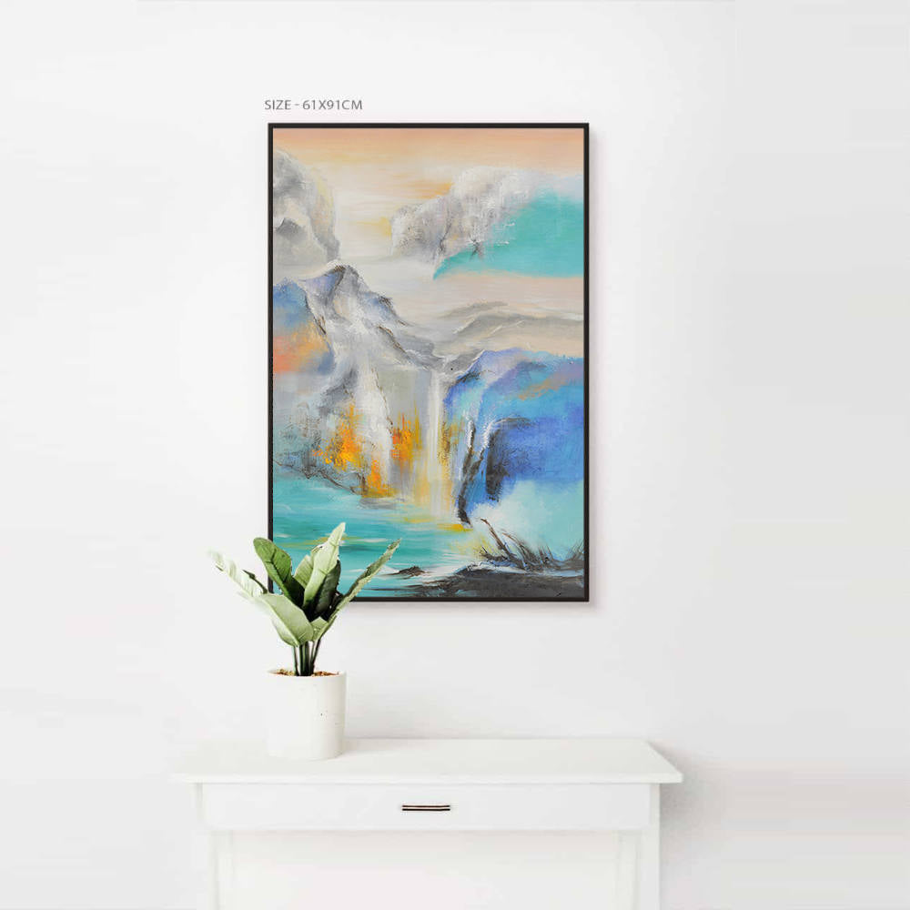 Chinese Style mountain canvas