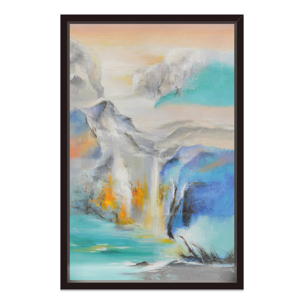 Shadows Dance on Stone Oil Painting